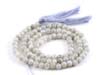Genuine  Round  Bead , White Lace Agate