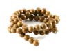 Round Natural Beads, Wood Agate