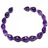 Natural Gem Stone African Amethyst used.