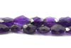 Genuine Faceted Amethyst Oval Beads