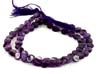 African Amethyst Coin Beads