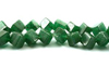 Bead Supplies Green Aventurine Cube Beads