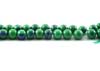 Bead Supplies Green Azurite Round Beads