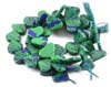 Azurite Heart Loose Marti Gras Beads