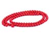 Round Cut Genuine Red Coral Beads