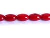 Genuine Red Dyed Coral Rice Gemstone Beads