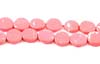 Unique Pink Coral Coin Beads
