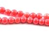 Unique Pink Coral Round Beads