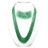 Natural Gem Stone Emerald used. Nice Necklace.