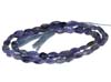 Iolite Faceted Oval Gemstone Beads