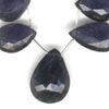 Iolite Faceted Pear Briolette