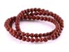 Round Natural Beads, Dark Red Jasper