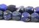 Blue Lapis Faceted Rectangle Bead