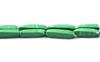Unique Green Malachite Twisted Beads