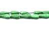 Bead Supplies Green Malachite Pear Beads