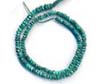 Malachite Natural Roundels Faceted Beads