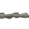 Grey Moonstone Plain Stright Drill Drops Beads