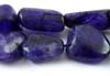 Purple Natural Rainbow Moonstone Nugget Beads