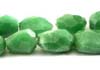 Green Aventurine Faceted Nugget Bead