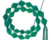 Green Onyx Hexagon Plain Beads