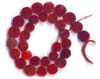 Red Onyx Coin Plain Beads