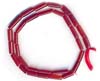 Red Onyx Tube Plain Beads