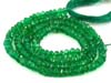 Green Onyx Faceted Roundel Beads