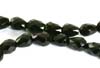Natural Faceted Onyx, Black Pear Beads
