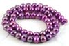 Round Purple Freshwater Pearls