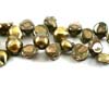 Bronze Irregular Sidedrilled Pearl Beads