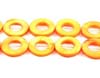 Tangerine Donut Freshwater Pearl Beads
