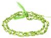 Drops Cut Green Peridot Gemstones Beads