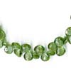 Peridot Faceted Heart Briolette