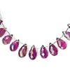 Pink Tourmaline Faceted Drops Briolettes