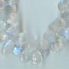 Rainbow MoonStone Faceted Pear Briolette