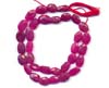 Ruby Oval Faceted Beads