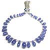 Sapphire (Blue)used. 7 InchLength.