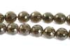 Natural Faceted Smoky Quartz Round Beads