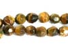 Natural Faceted Tigereye Round Beads