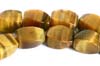 Natural Cabochon Tigereye Twisted Beads