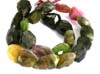 Genuine MultiColor Faceted Tourmaline Nugget Beads
