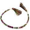 Tourmaline (Multi Color)used. 8 InchLength.