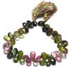 Tourmaline (Multi Color)used. 8 InchLength.