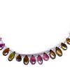 Multy Tourmaline Faceted Drops Briolettes