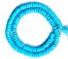 Turquoise Disc Plain Beads