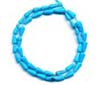 Turquoise Drops Plain Beads