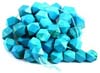 Turquoise Matrix Faceted Cube Beads
