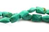 Turquoise Faceted Flat Rectangle Bead