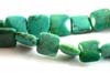 Unique Turquoise Flat Square Beads
