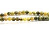 Unique Yellow Turquoise Round Beads